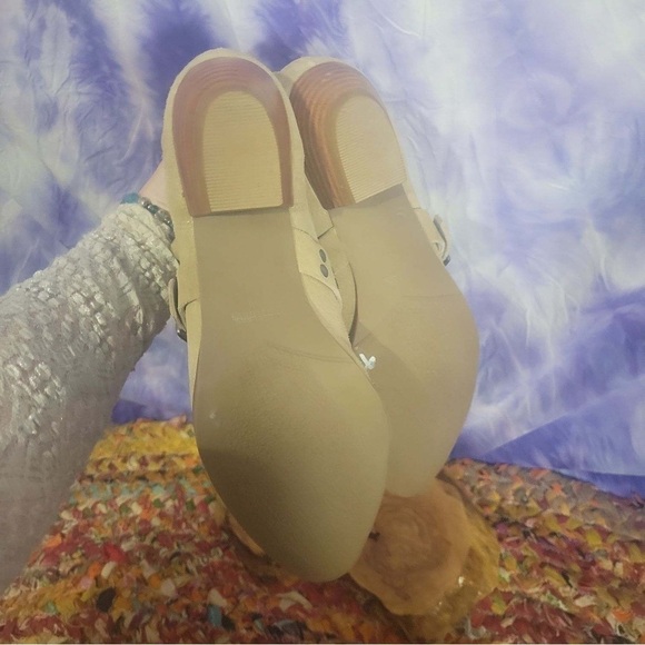 NWOT Free People Women’s Tan Suede Leather Booties Matisse Neil Western Size 9M - Picture 11 of 12